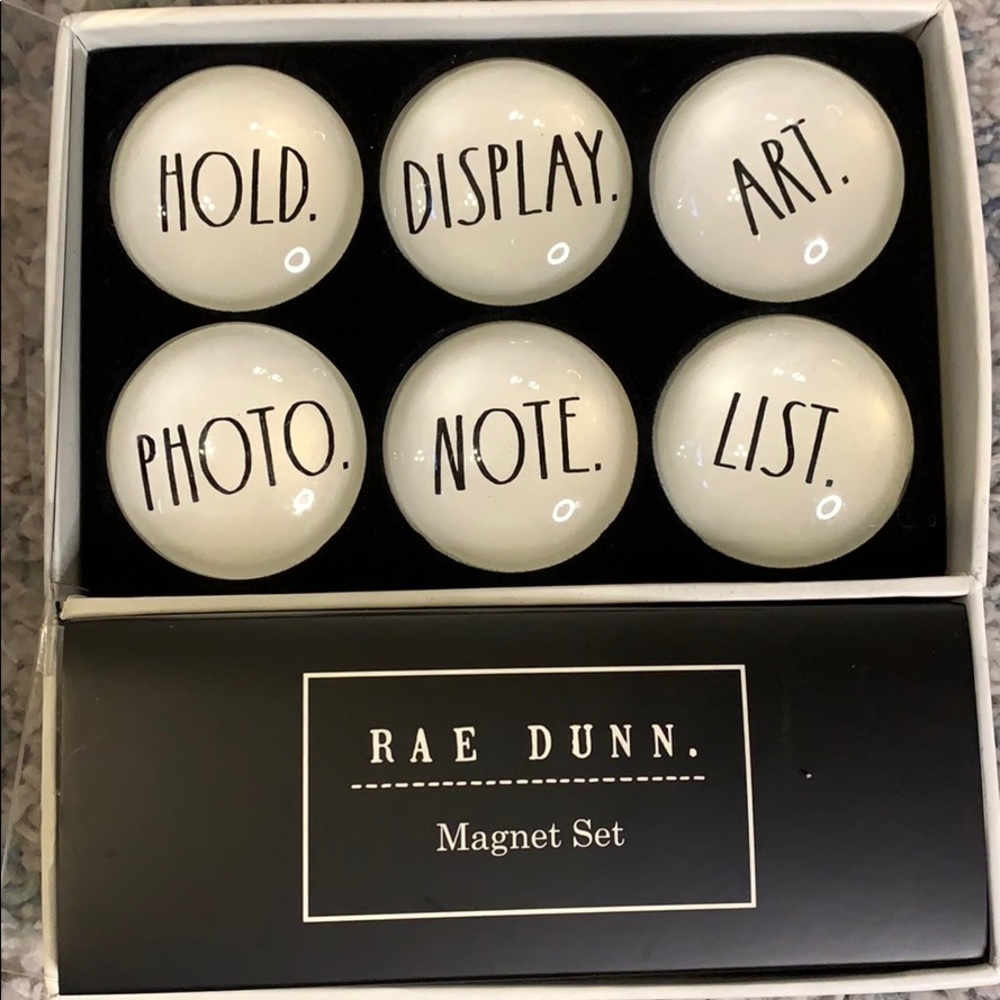 RAE DUNN | 6pc Magnet Set